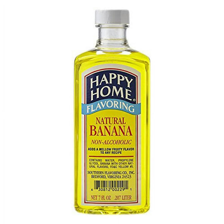 Happy Home Flavoring Natural Banana 7 Fl. Oz. 