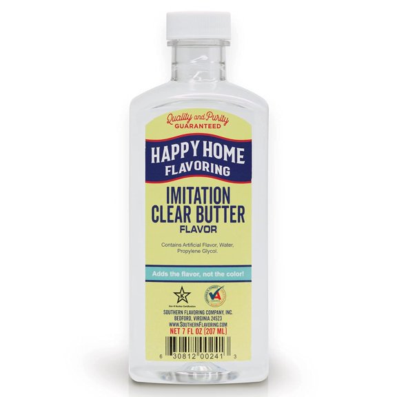 Happy Home Imitation Clear Butter Flavor 7 Ounce