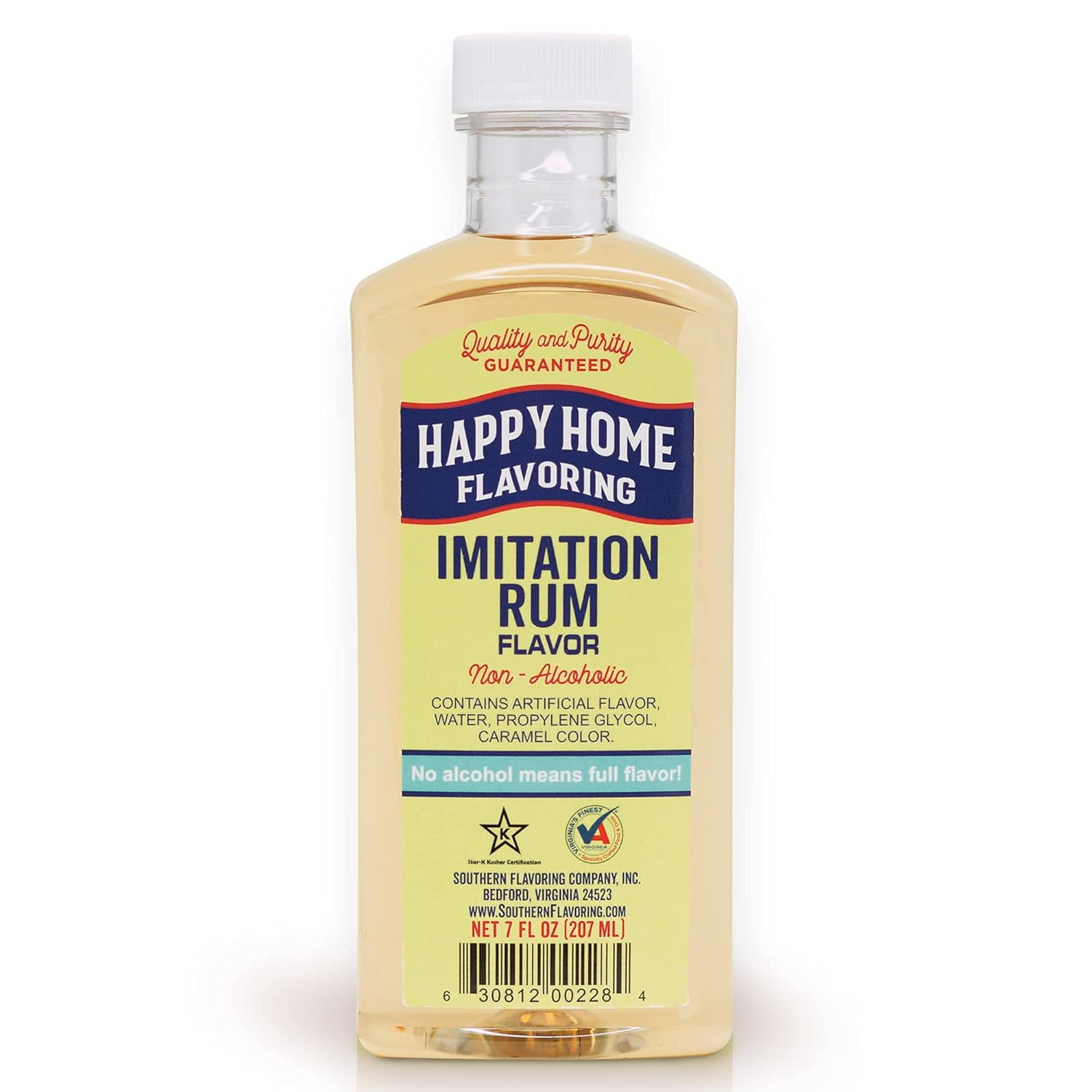 Happy Home Imitation Rum Flavoring, 7 Fl. Oz