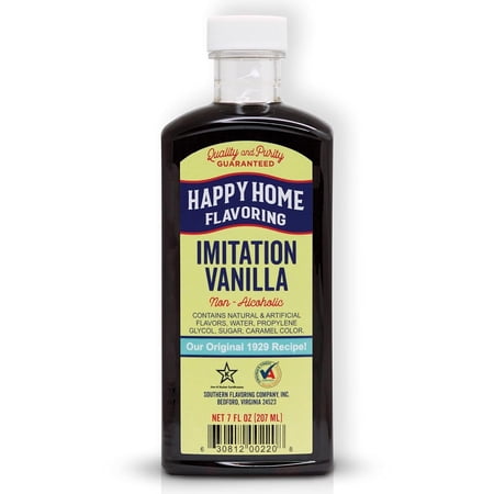 Happy Home Imitation Vanilla Flavoring, Certified Kosher, 7 oz.