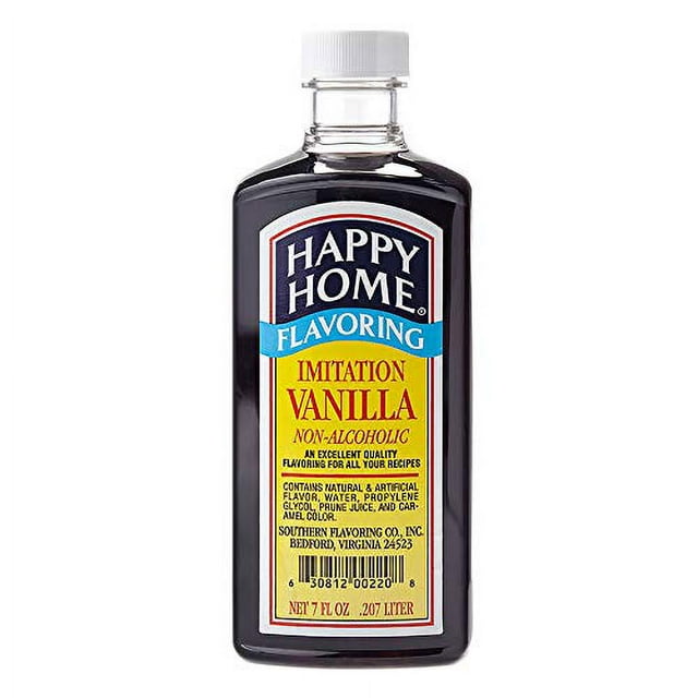 Happy Home Imitation Vanilla Flavoring, NonAlcoholic, Certified Kosher