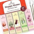 thumbnail image 1 of Happy Home Incense Multipack- (5 Variants) Vanilla Cake, Balsam Cedar, Rose & Cinnamon, 1 of 7