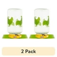 (2 pack) Happy Home Pet Products Plastic Chicken Feeder or Waterer