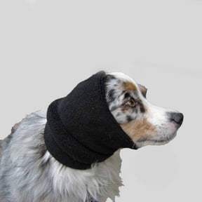 Happy Hoodie The Original Dog & Cat Calming Band for Anxiety Relief, Noise Protection, Grooming, Thunder, Fireworks, Small Black, Since 2008