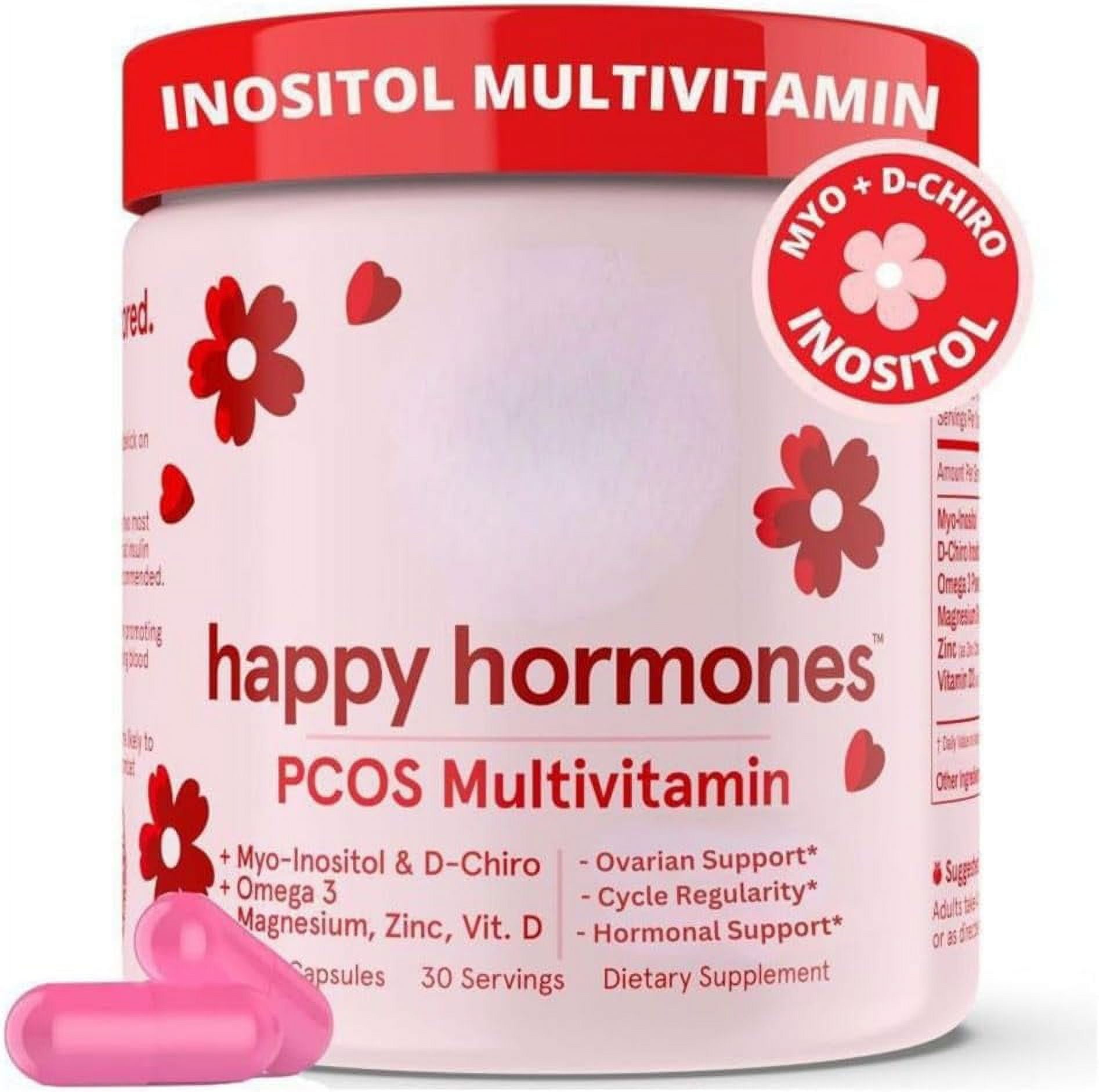 Happy Hormones, MyoInositol & DChiro Inositol 401 Blend Omega 3