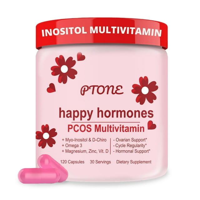 Happy Hormones PCOS Multivitamin 120 Capsules MyoInositol & D