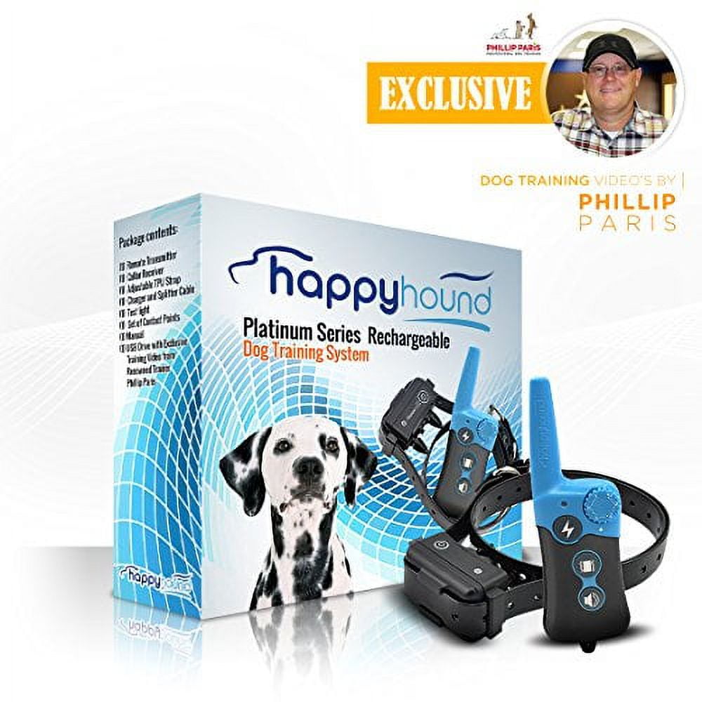 Happy Hound Dog Training Collar with Remote Platinum Series