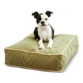 thumbnail image 1 of Happy Hounds Buster Rectangle Pillow Style Dog Bed, Moss, Extra Small (24 x 18 in.), 1 of 8