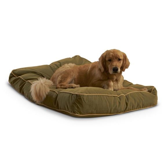 Happy Hounds Buster Rectangle Pillow Style Dog Bed, Moss, Large (48 x 36 in.)