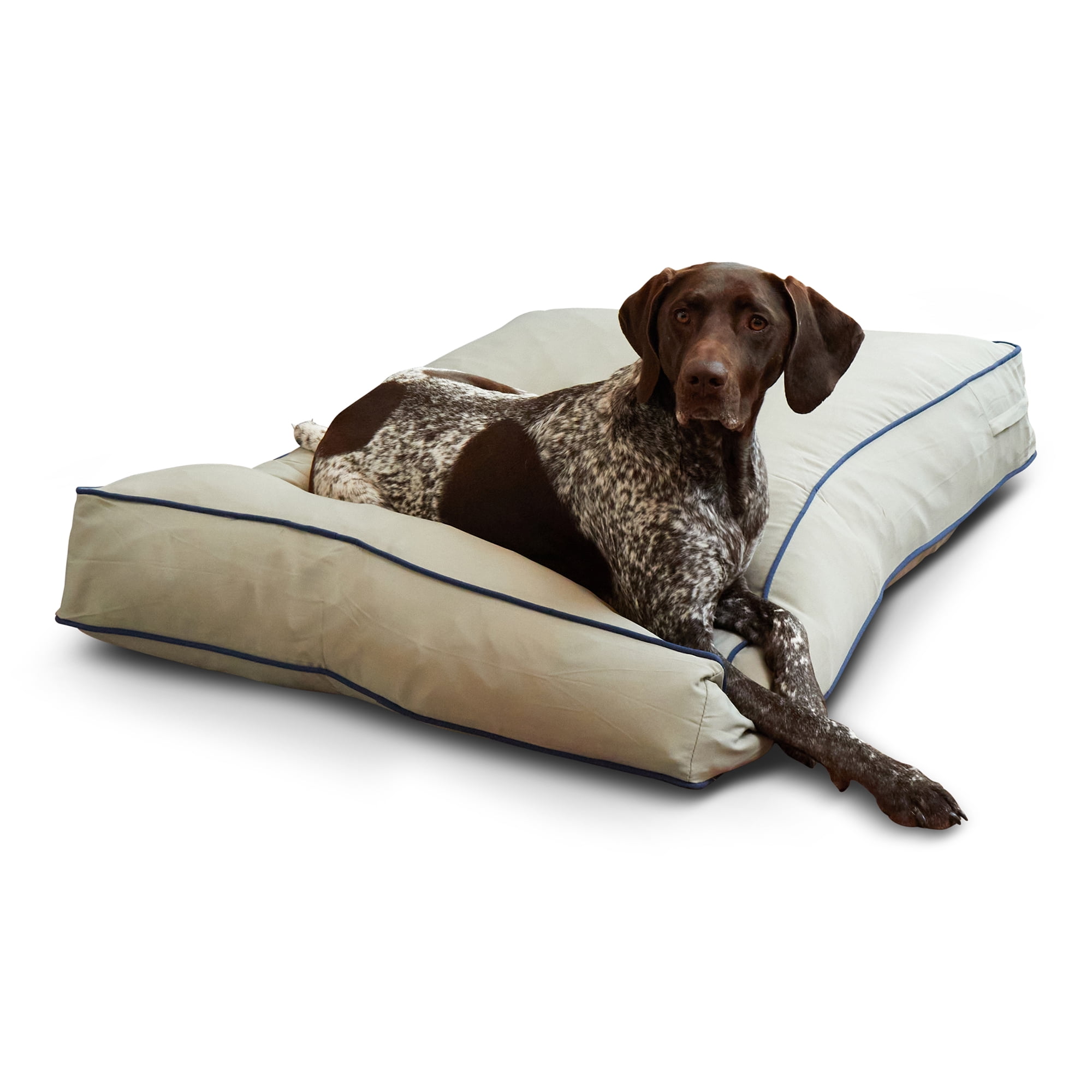 Happy Hounds Casey Medium Rectangle Indoor/Outdoor Navy Dog Bed