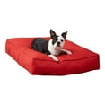 thumbnail image 1 of Happy Hounds Casey Indoor/Outdoor Pillow Style Dog Bed, Salsa, Medium (42 x 30 in.), 1 of 9