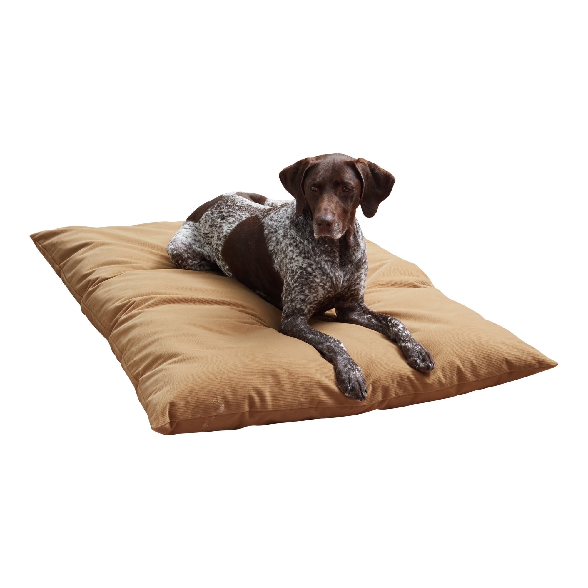 Happy Hounds Charlie Corduroy Reversible Throw Dog Bed, Large (48" x 36"), Camel