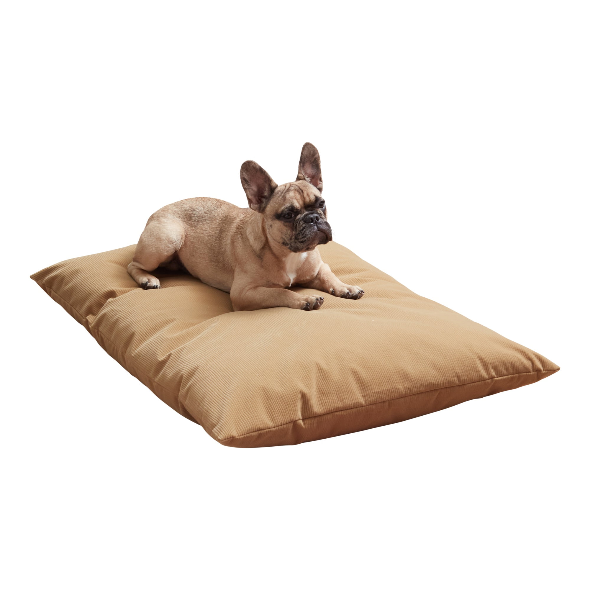 Happy Hounds Charlie Corduroy Reversible Throw Dog Bed, Small (36" x 24"), Camel