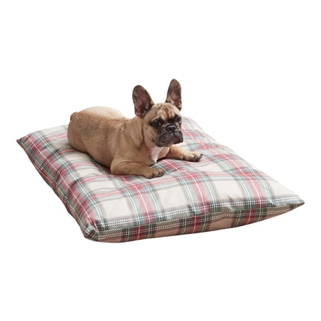 Happy Hounds Charlie Holiday Plaid Pillow Dog Bed, Small