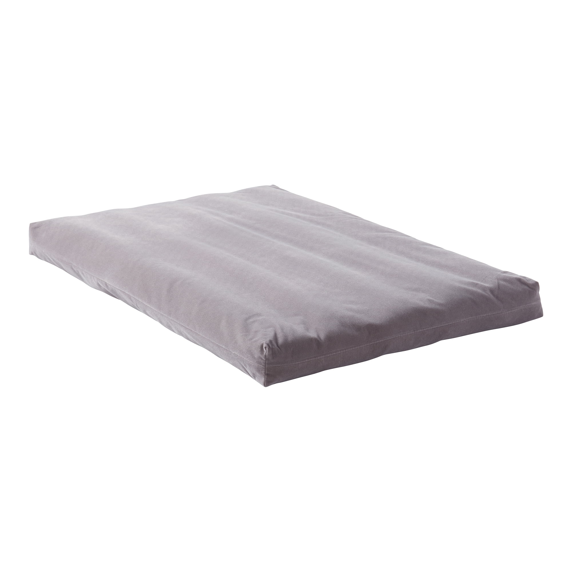 Small Gray Reversible Microfiber Crate Pad