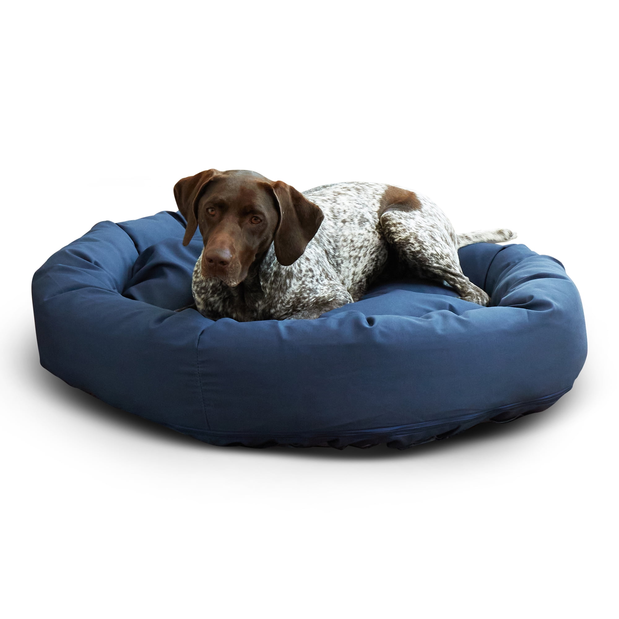 Happy Hounds Casey Large Rectangle Indoor/Outdoor Navy Dog Bed DB160L-NAVY  - The Home Depot