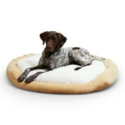 Happy Hounds Murphy Deluxe Donut Dog Bed, Buttercream, Large 42 x 42 in.