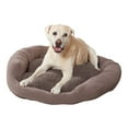 thumbnail image 1 of Happy Hounds Murphy Deluxe Donut Dog Bed, Gray, Medium (32 x 32 in.), 1 of 9