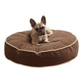 thumbnail image 1 of Happy Hounds Scout Round Reversible Pillow Dog Bed, Cocoa, Small, 1 of 7