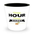 thumbnail image 1 of Happy Hour Daddy Drinks Shot Glass, Relaxation Gift, Mini Glassware, Perfect for Celebrations, 1.5oz Glass Cup, 1 of 3