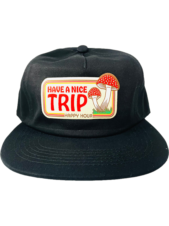 Have A Nice Trip Hat Adjustable Black