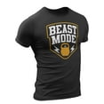 thumbnail image 1 of Happy Hour T-Shirt for Men Crossfit Workout Weightlifting Funny Gym Tshirt (X-Large, 7. Beast Mode Black), 1 of 5