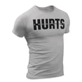 thumbnail image 1 of Happy Hour T-Shirt for Men Crossfit Workout Weightlifting Funny Gym Tshirt (X-Large, 8. Everything Hurts Grey), 1 of 4