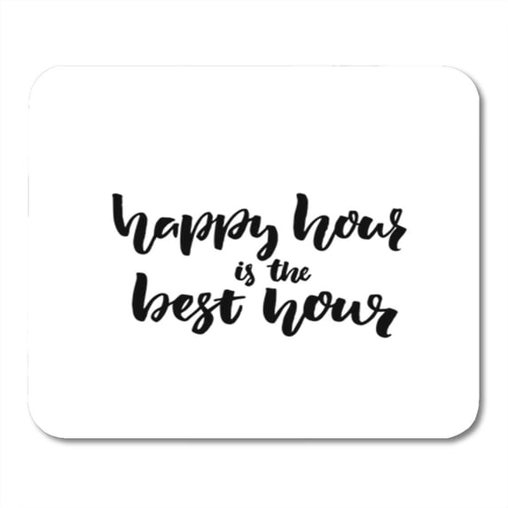 Happy Hour is The Best Fun for Bar Mousepad Mouse Pad Mouse Mat 9x10 inch
