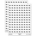 thumbnail image 1 of Happy Humpback Whale 200+ Round Stickers - White - Matte Finish - 0.50" Size, 1 of 3
