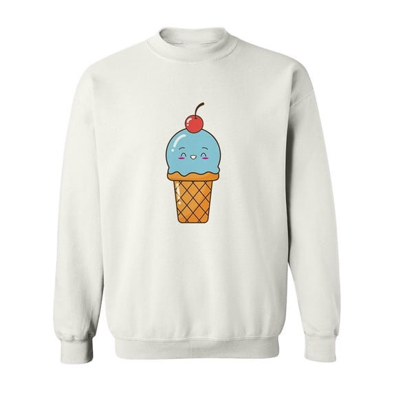Happy Ice Cream Sweatshirt Women -SPIdeals Designs, Female x-Large