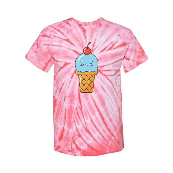 Happy Ice Cream Tie Dye Crystal Women -SPIdeals Designs, Female Large
