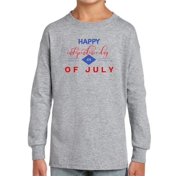 Happy Independence Day 4Th. Long Sleeve Toddler -Image by Shutterstock, 2 Toddler