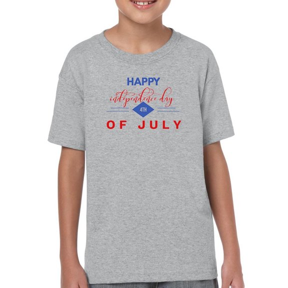 Happy Independence Day 4Th. T-Shirt Juniors -Image by Shutterstock,  Medium