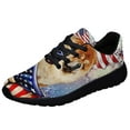thumbnail image 1 of Happy Independence Day Chow Chow Shoes Sneakers Black Size 4.5, 1 of 7