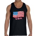 thumbnail image 1 of Happy Independence Day Tank Top for Men - 4th of July Distress Flag USA Graphic Tanks Patriotic Outfit, 1 of 2