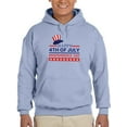 thumbnail image 1 of Happy Independence Day Usa Hoodie Men -Image by Shutterstock, Male Large, 1 of 4