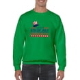 thumbnail image 1 of Happy Independence Day Usa Sweatshirt Men -Image by Shutterstock, Male 5X-Large, 1 of 4