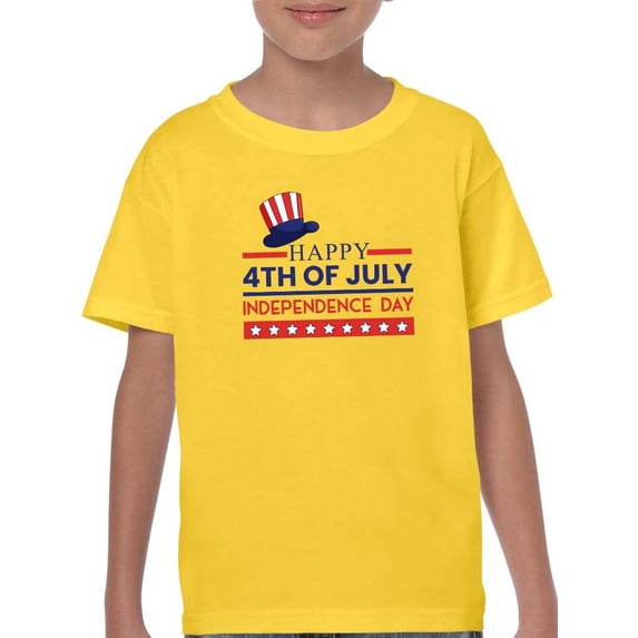 Happy Independence Day Usa T-Shirt Juniors -Image by Shutterstock, x-Large