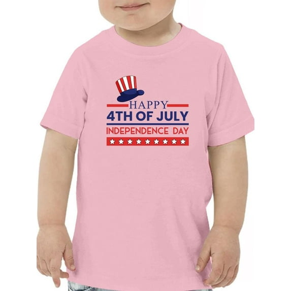 Happy Independence Day Usa T-Shirt Toddler -Image by Shutterstock, 4 Toddler