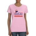 thumbnail image 1 of Happy Independence Day Usa T-Shirt Women -Image by Shutterstock, Female 4X-Large, 1 of 4