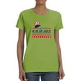 thumbnail image 1 of Happy Independence Day Usa T-Shirt Women -Image by Shutterstock, Female 5X-Large, 1 of 4