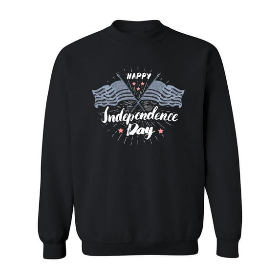 Happy Independence Day Vintage Sweatshirt Men -Image by Shutterstock, Male 5X-Large