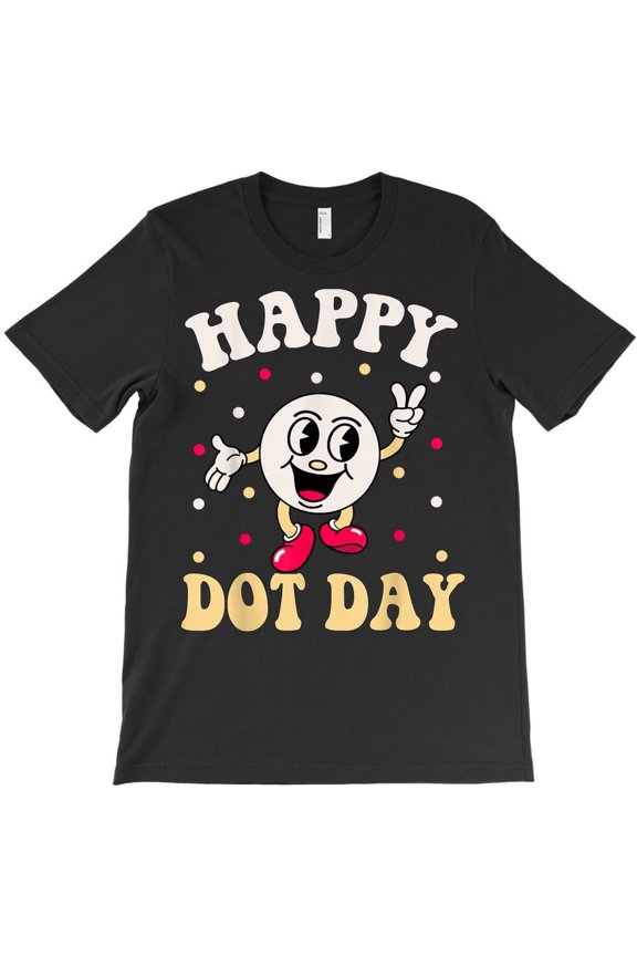 Happy International Dot Day Polka Dot Boys Kids Youth Themed - Top Pick K50535 Unisex T-Shirt – Extended Sizes Up to 5XL
