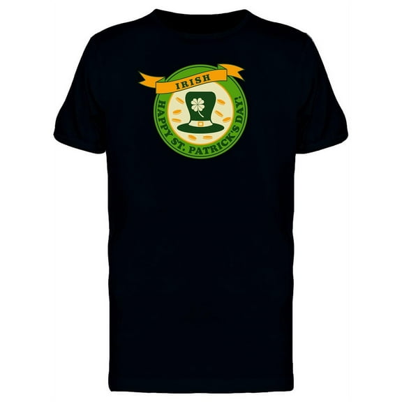 Happy Irish St Patricks Day T-Shirt Men -Image by Shutterstock, Male Large