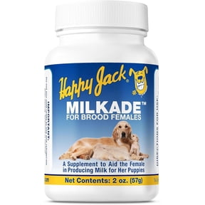 Happy Jack Milkade Dog Lactation Supplement, 2 oz, Whelping Support for Pregnant & Nursing Dogs, Prenatal & Postnatal Milk Production Aid