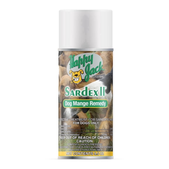 Happy Jack Sardex Mange Treatment Spray for Dogs, 9.5 oz Bottle