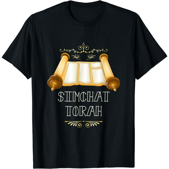 Happy Jewish Simchat Torah Day | Gift | T-Shirt mens t shirt，black，women，funny，misfits，men，journey