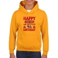 thumbnail image 1 of Happy July 4Th, 8Th Birthday Hoodie Juniors -Image by Shutterstock,  Medium, 1 of 4
