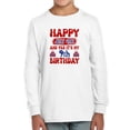 thumbnail image 1 of Happy July 4Th, 8Th Birthday Long Sleeve Toddler -Image by Shutterstock,  4 Toddler, 1 of 4