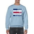thumbnail image 1 of Happy July 4Th And My Birthday Sweatshirt Men -Image by Shutterstock, Male Medium, 1 of 4